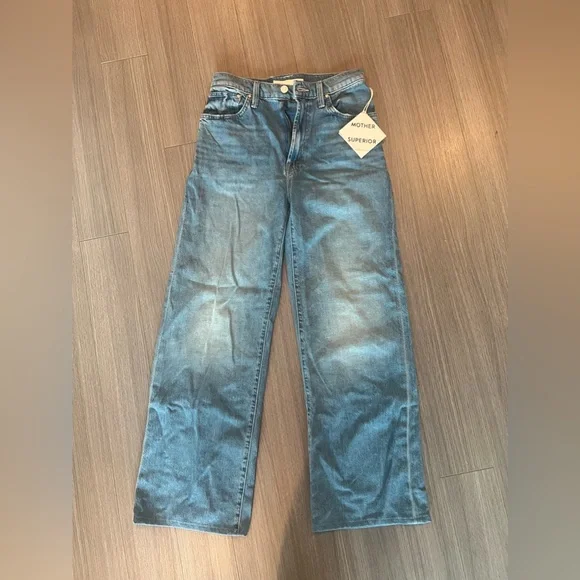 Mother The Dodger Sneak Wide Leg in Tomorrow Never Knows - Picture 3 of 7